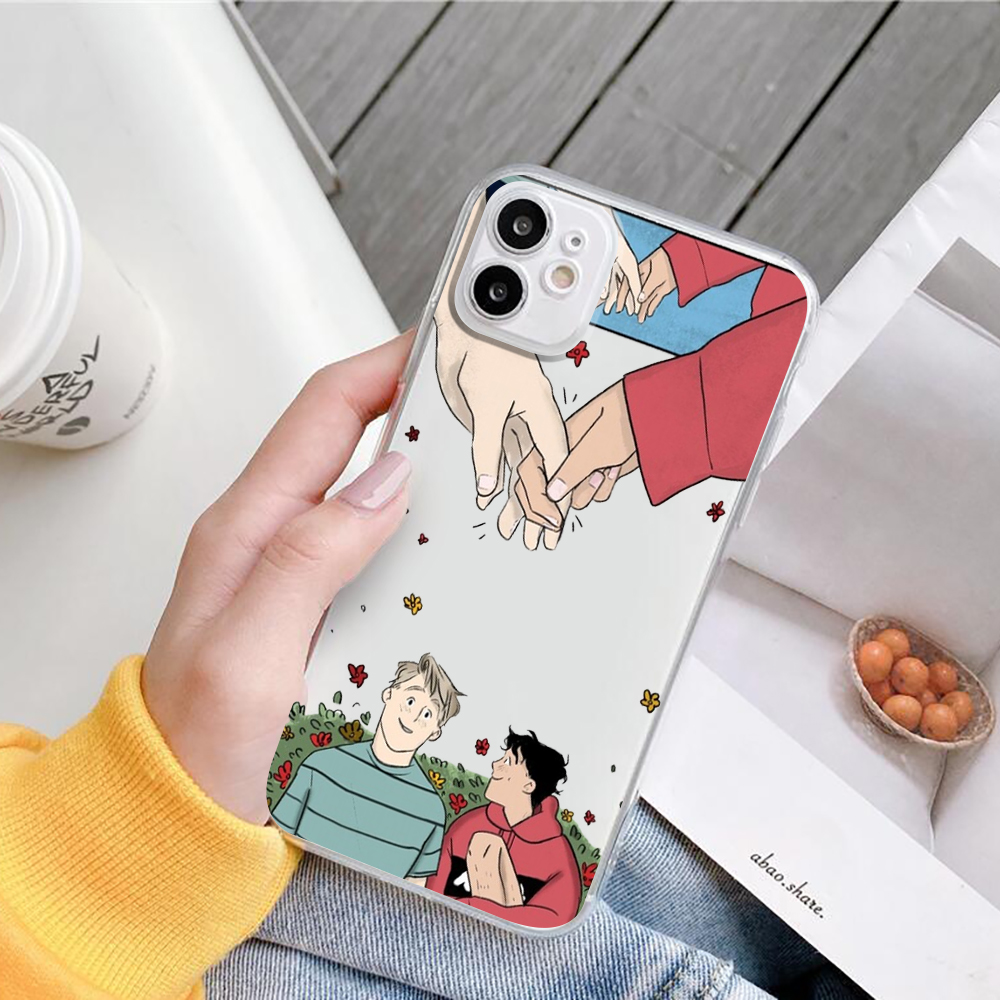 new movie heartstopper transparent phone case for iphone 11 12 13 pro xs max mini xr x 7 8 6plus se soft  mobile phone cover 1325