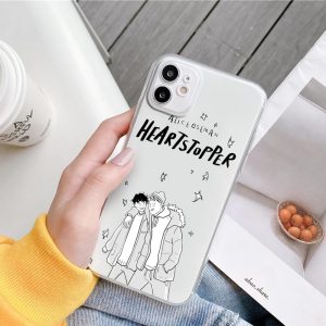 new movie heartstopper transparent phone case for iphone 11 12 13 pro xs max mini xr x 7 8 6plus se soft  mobile phone cover 8138