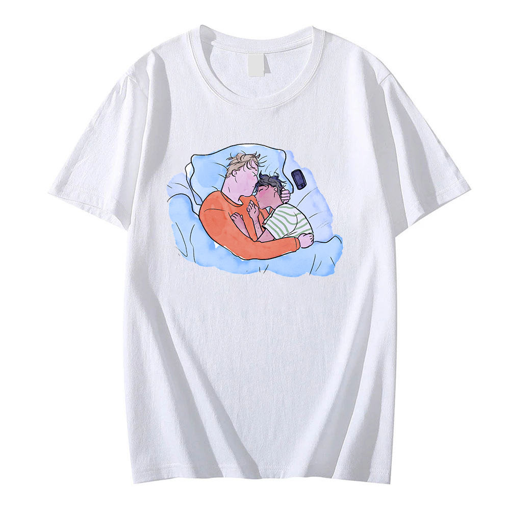 Nick Heartstopper Manga T Shirts Anime Aesthetic Graphic T shirt Cotton Short Sleeve Blouse Oversized T shirt Casual Custom Tops