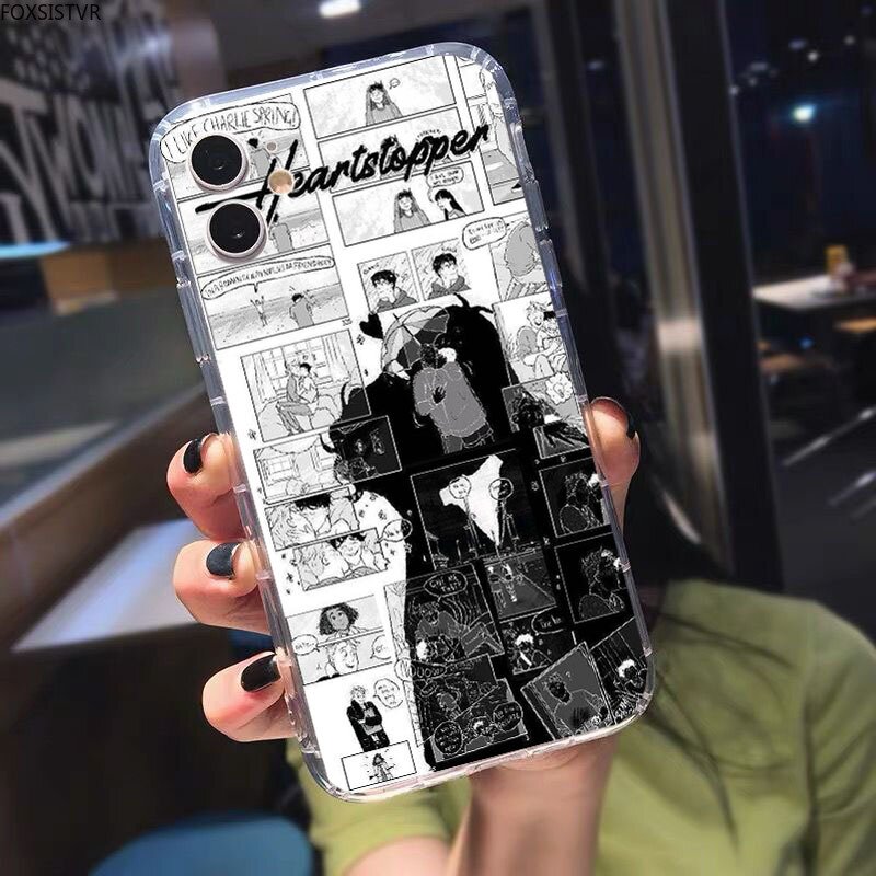 phone case for iphone 13 12 11 8 7 6 6s xs x xr plus pro max mini se 2022 heartstopper anime nick and charlie shockproof funda mobile phone cases & covers 5251