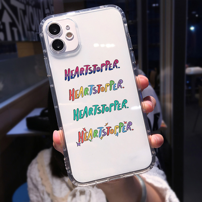 Phone Case For iPhone 13 12 11 Pro MAX XR XS 7 X SE2022 8 6 Plus Cute Movie Heartstopper Charlie Nick Clear Soft TPU Cover Coque