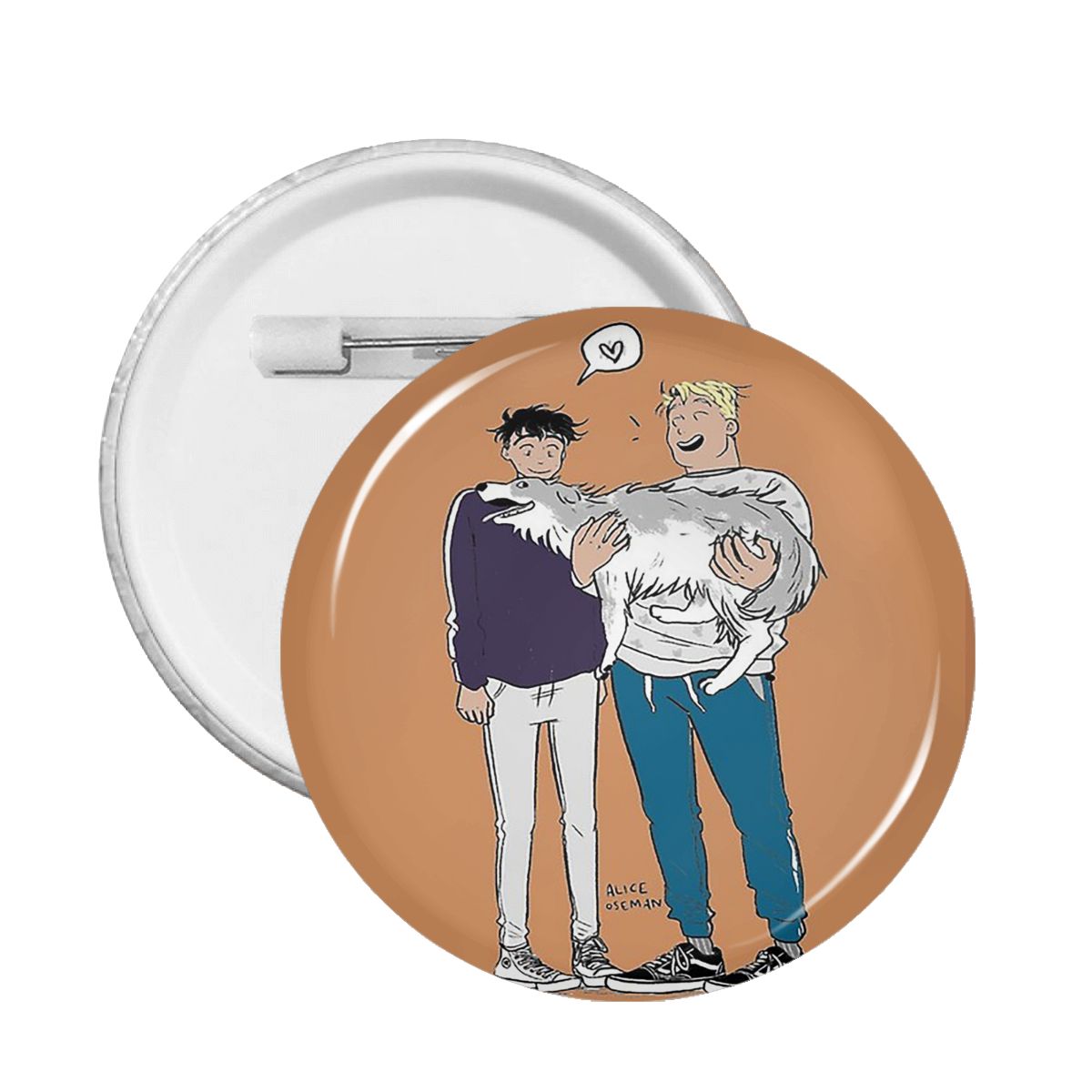 PVC Heartstopper Lover Soft Button Pin Novelty Badges Nick and Charlie Lapel Pins Brooch for Hat