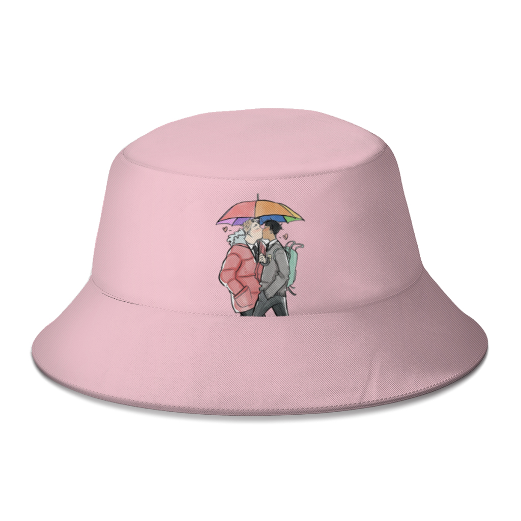 Spring Summer Heartstopper Bucket Hat for Boys Girls Awesome Nick Charlie Lgbt Yaoi Boy Love Fisherman Hats Hiking Panama Hat