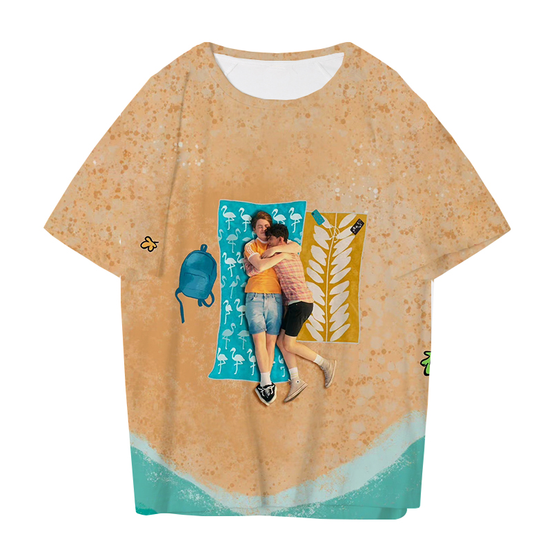 Summer Heartstopper 2022 T Shirt for Men/women Nick and Charlie Romance TV Series Fans Tee Tops Casual  Short Sleeve T shirts