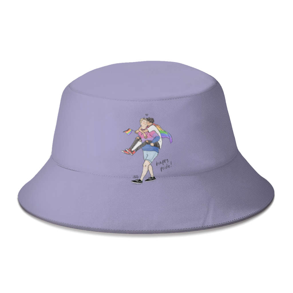 Summer Nick Charlie Heartstopper Bucket Hats for Boys Girls Romance Lgbt Yaoi Boy Love Fisherman Hat Seaside Bob Femme Gorro