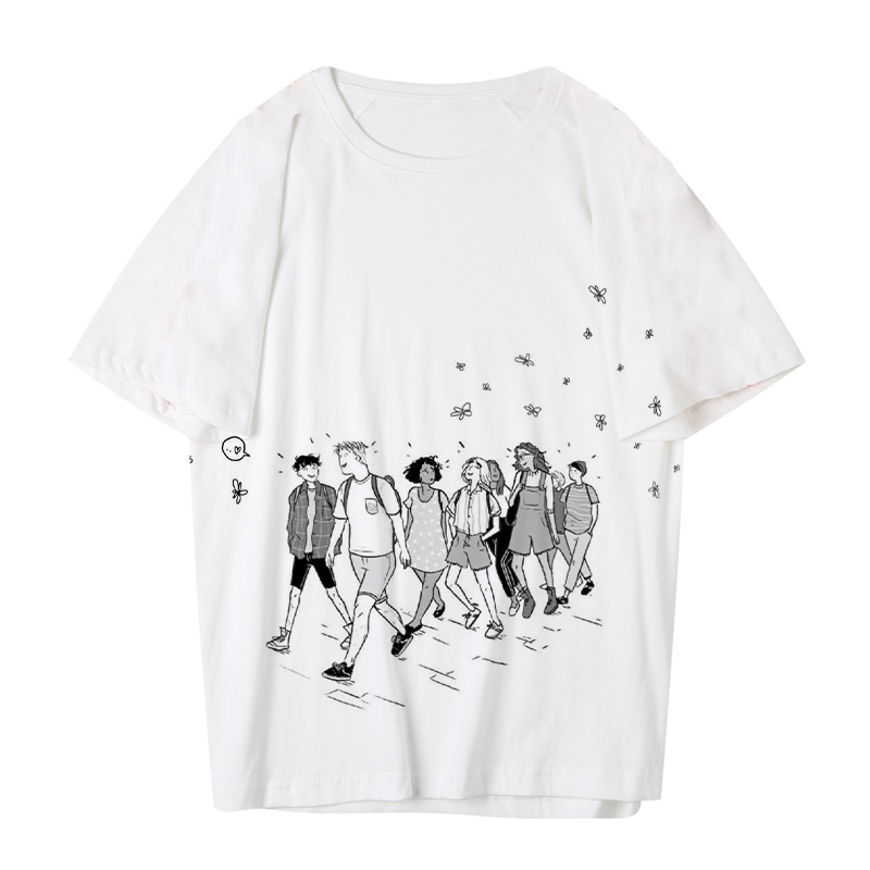 Summer Unisex T Shirt Heartstopper Gay Love LGBT Equal Right 3D Printed T Shirts for Women Men Artwork White Tee