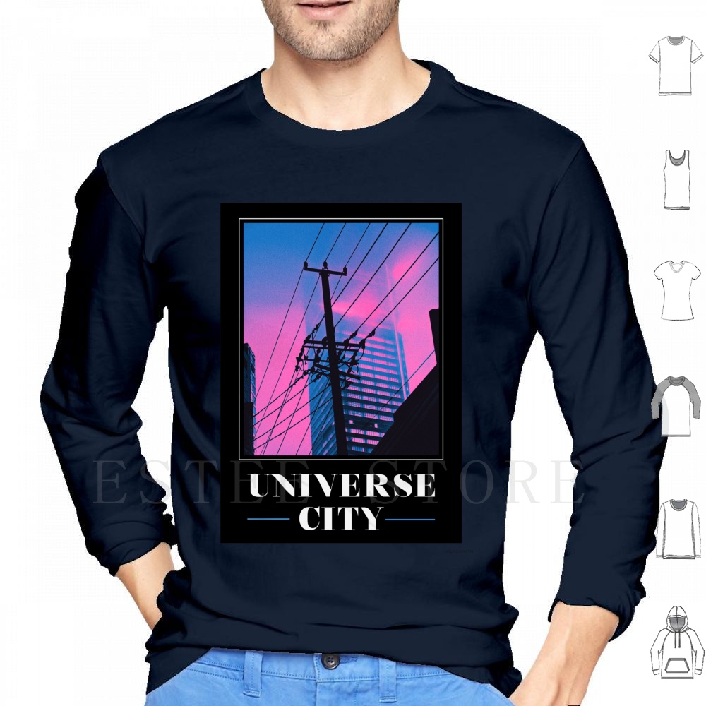 Universe City Postcard Hoodies Long Sleeve Alice Oseman Universe City Radio Silence Heartstopper Solitaire Frances