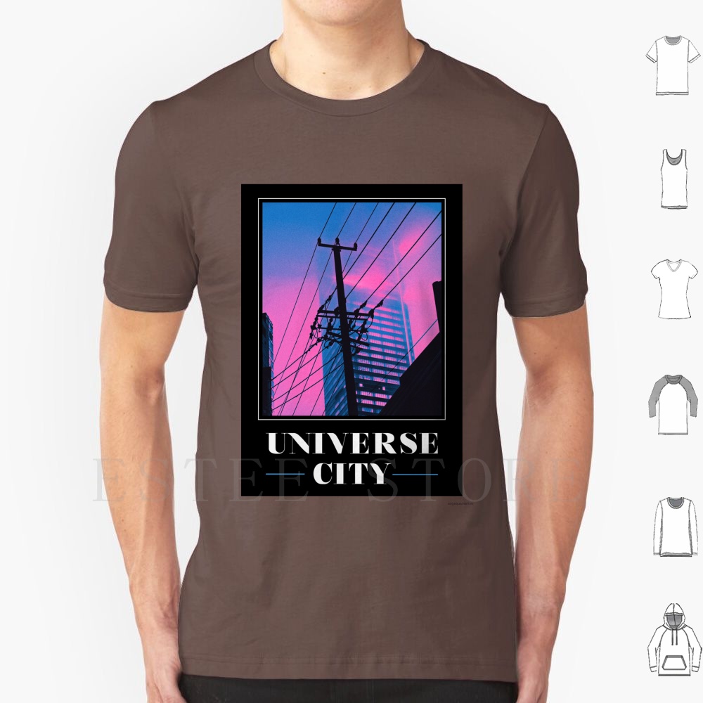Universe City Postcard T Shirt Cotton Men DIY Print Alice Oseman Universe City Radio Silence Heartstopper Solitaire Frances