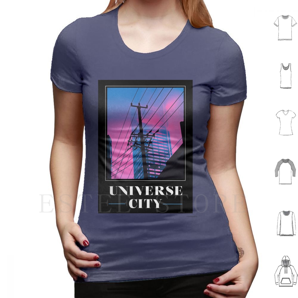 Universe City Postcard T Shirt Cotton Men DIY Print Alice Oseman Universe City Radio Silence Heartstopper Solitaire Frances
