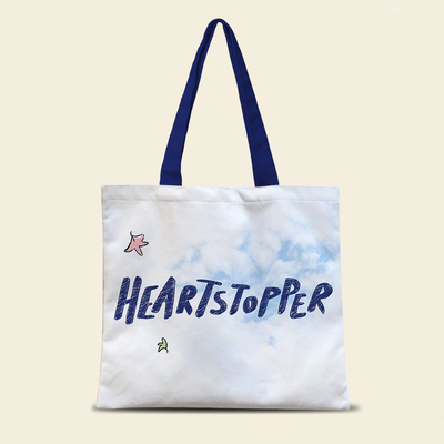 Women Fashion Heartstopper Canvas Shoulder Bag Ladies Grocery Travel Totes Foldable Casual Designer Shopping Handbag